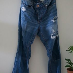 Patchwork Boyfriend Jean